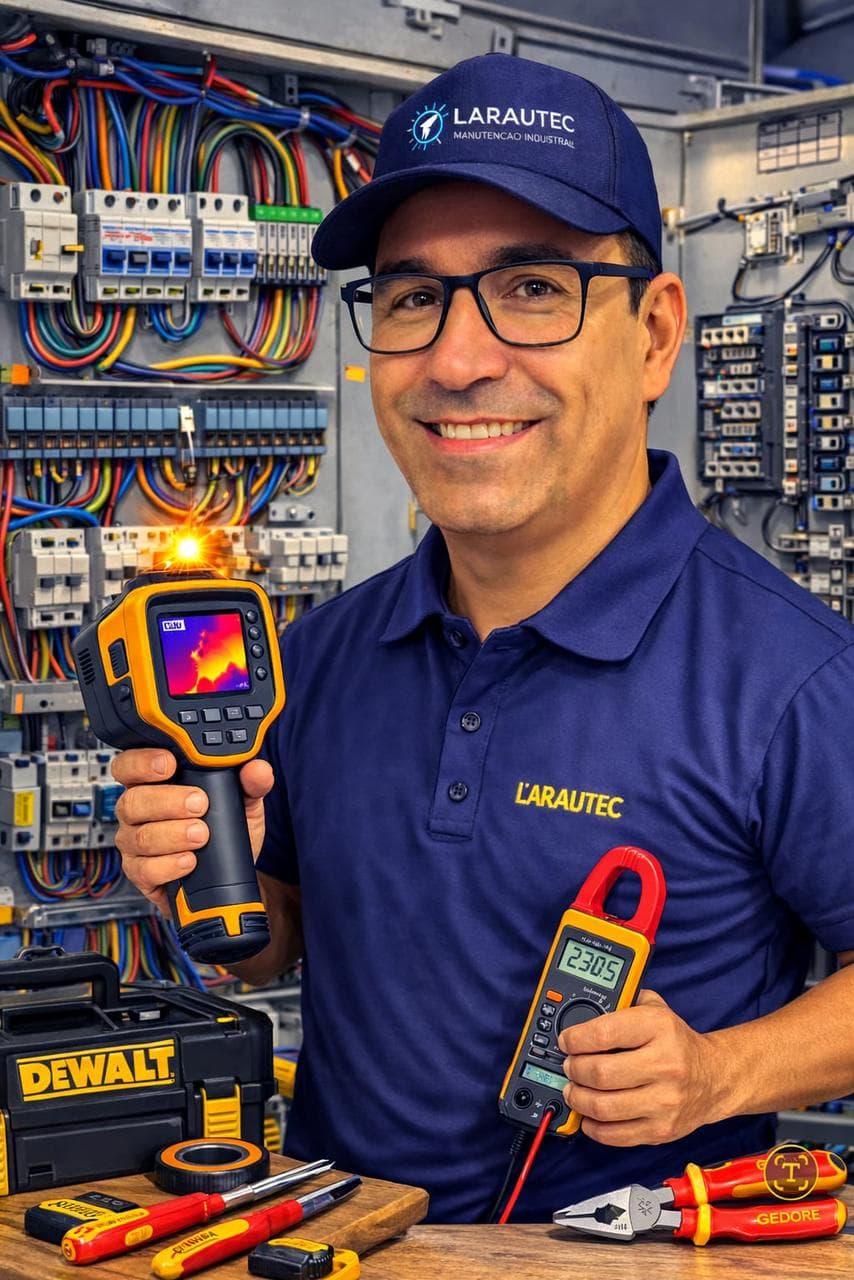 Técnico Larautec em operação